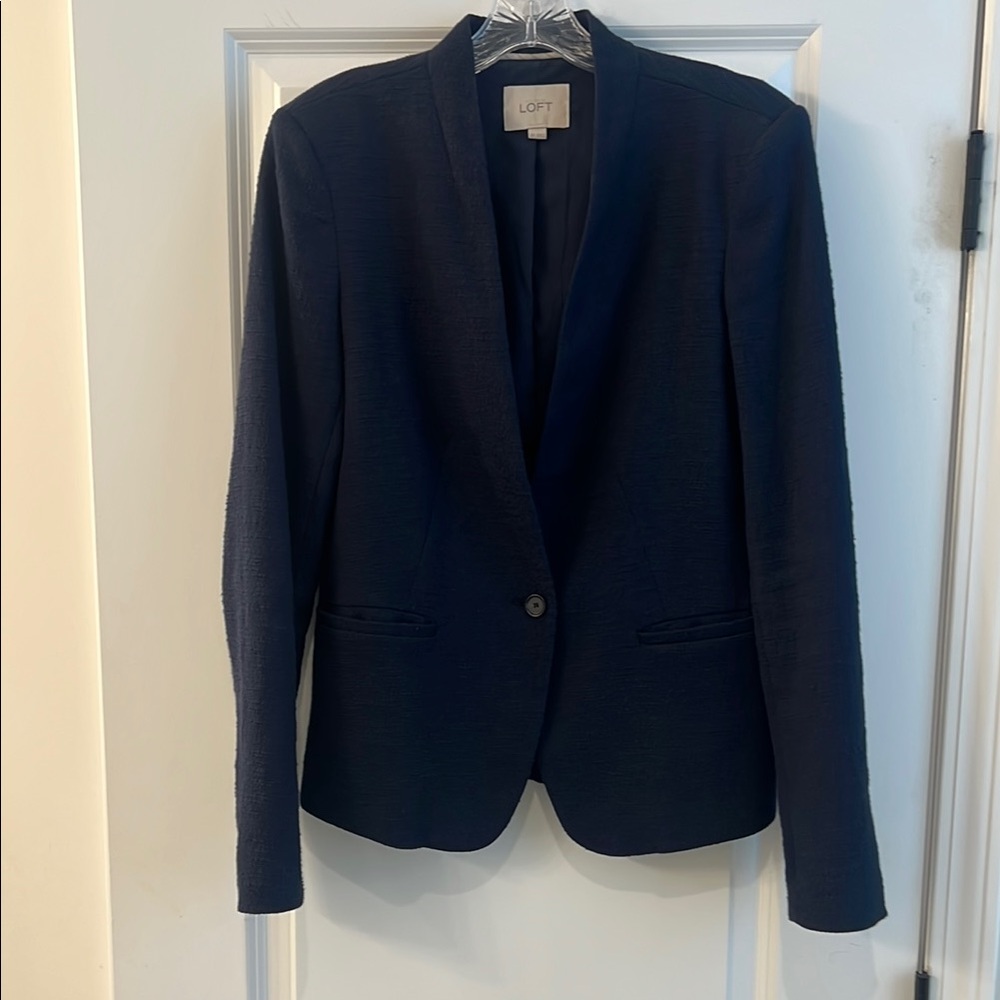 LOFT Navy Blue Blazer